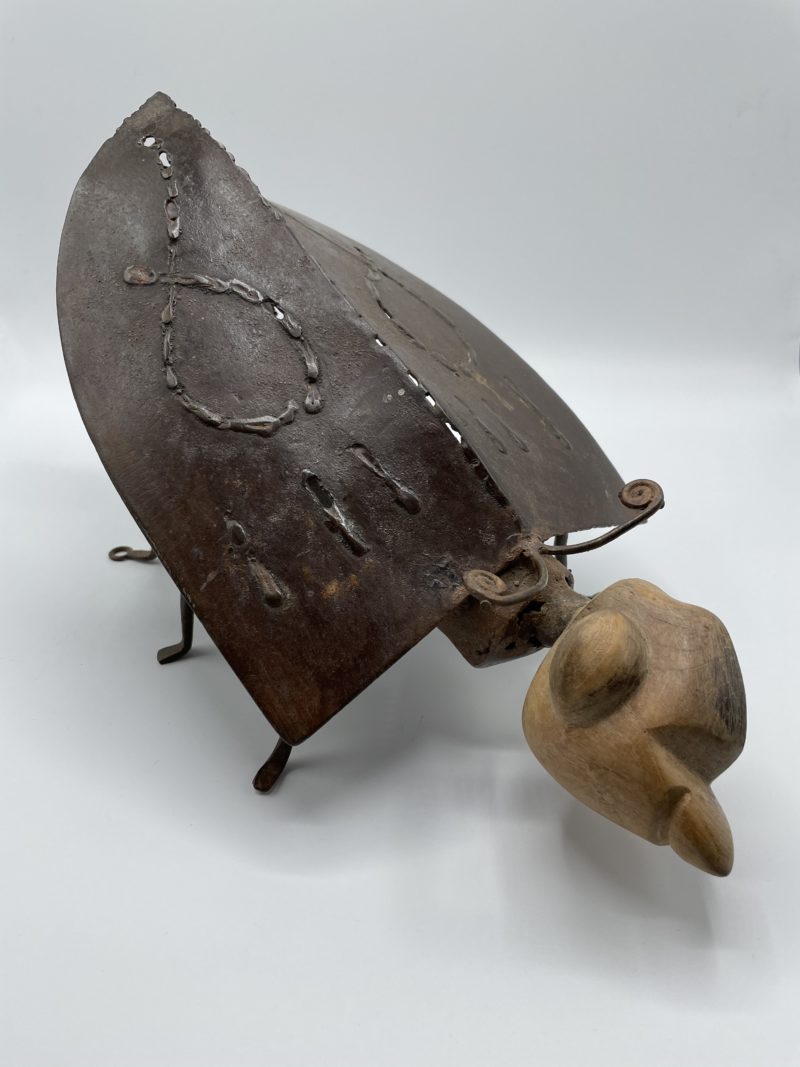 Sculpture insecte volant métal et bois – Image 2
