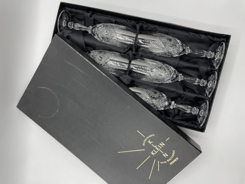 Service 6 flûtes champagne cristal Baccarat – BERTRICHAMPS KLEIN – Image 6