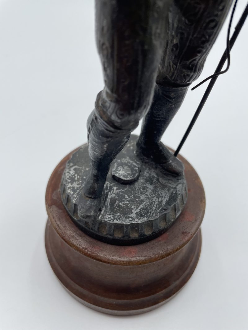 Statuette petit pêcheur en fer – Image 4