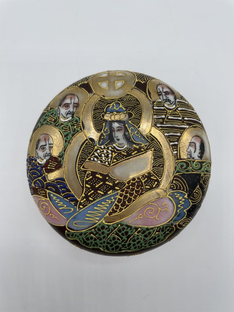 Boîte bonbonnière porcelaine de Satsuma – Image 2
