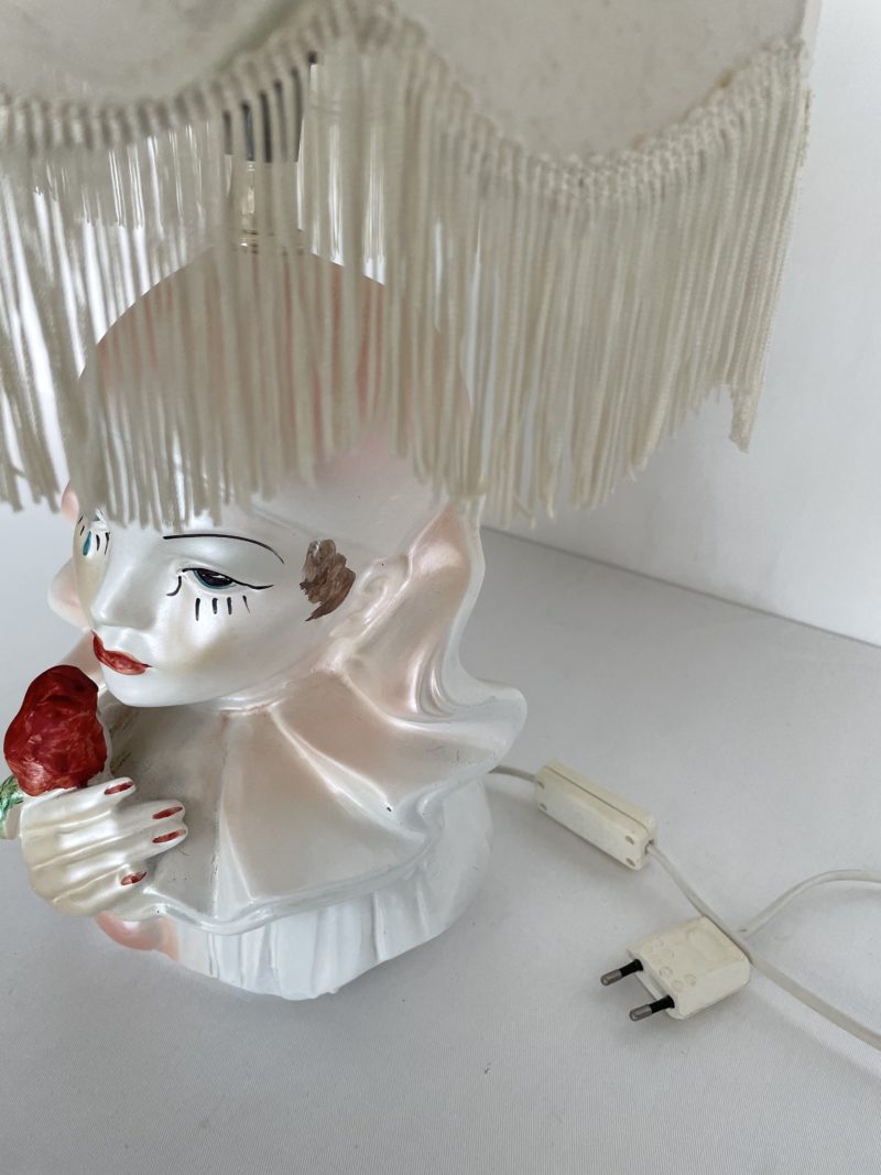 Lampe vintage Pierrot Colombine Années 70 – Image 3