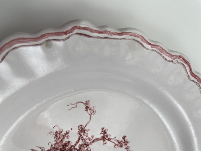 Duo d'assiettes de collection bleues et roses – Image 8
