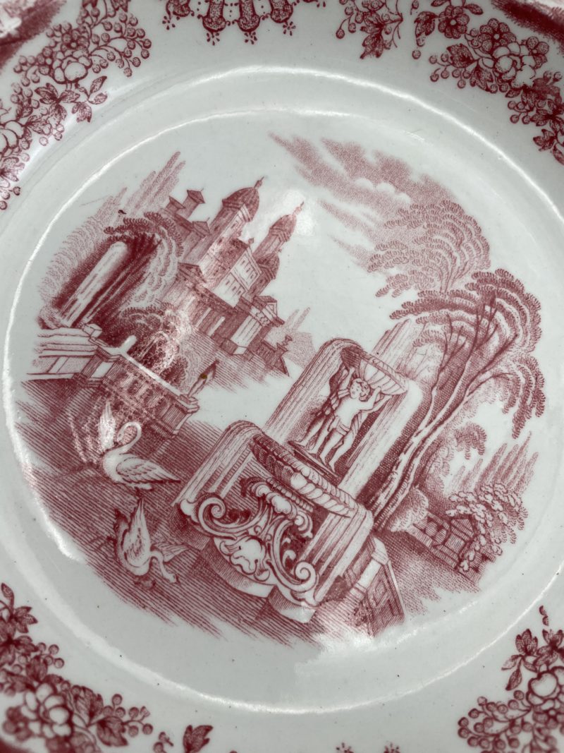 Assiette rose Séville – Image 2