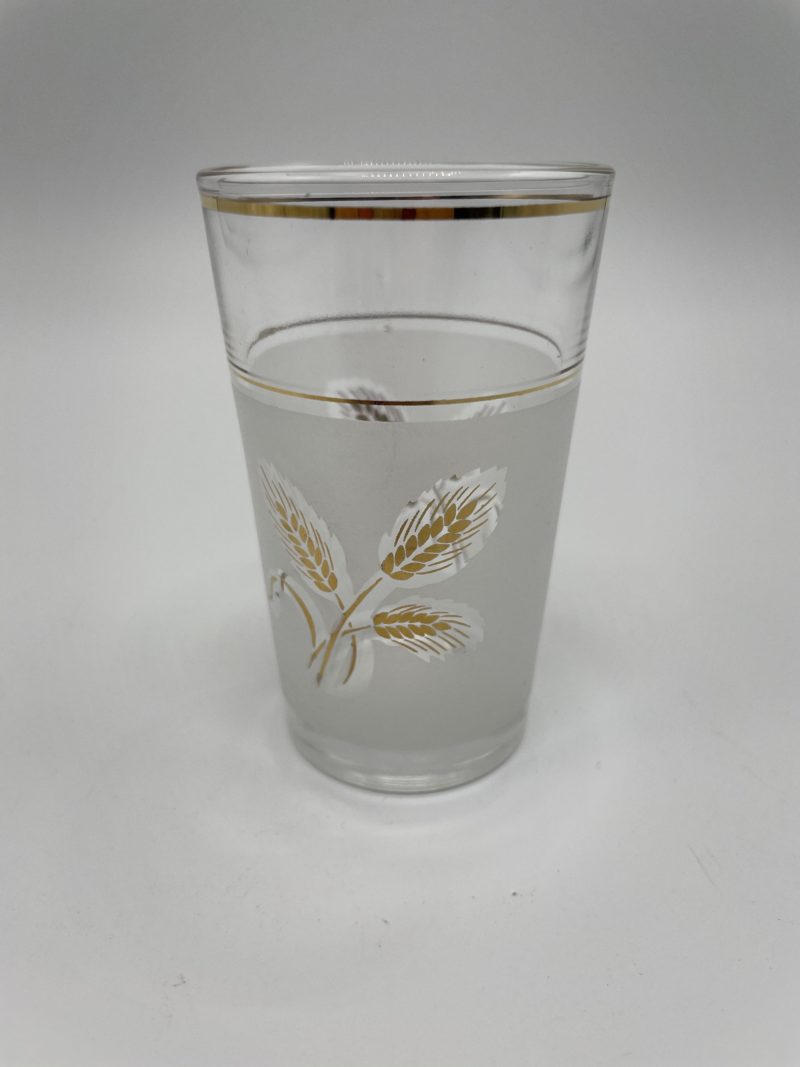 Lot de 5 verres motif épis de blé – Image 2