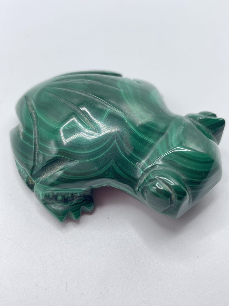 Statuette grenouille malachite – Image 2