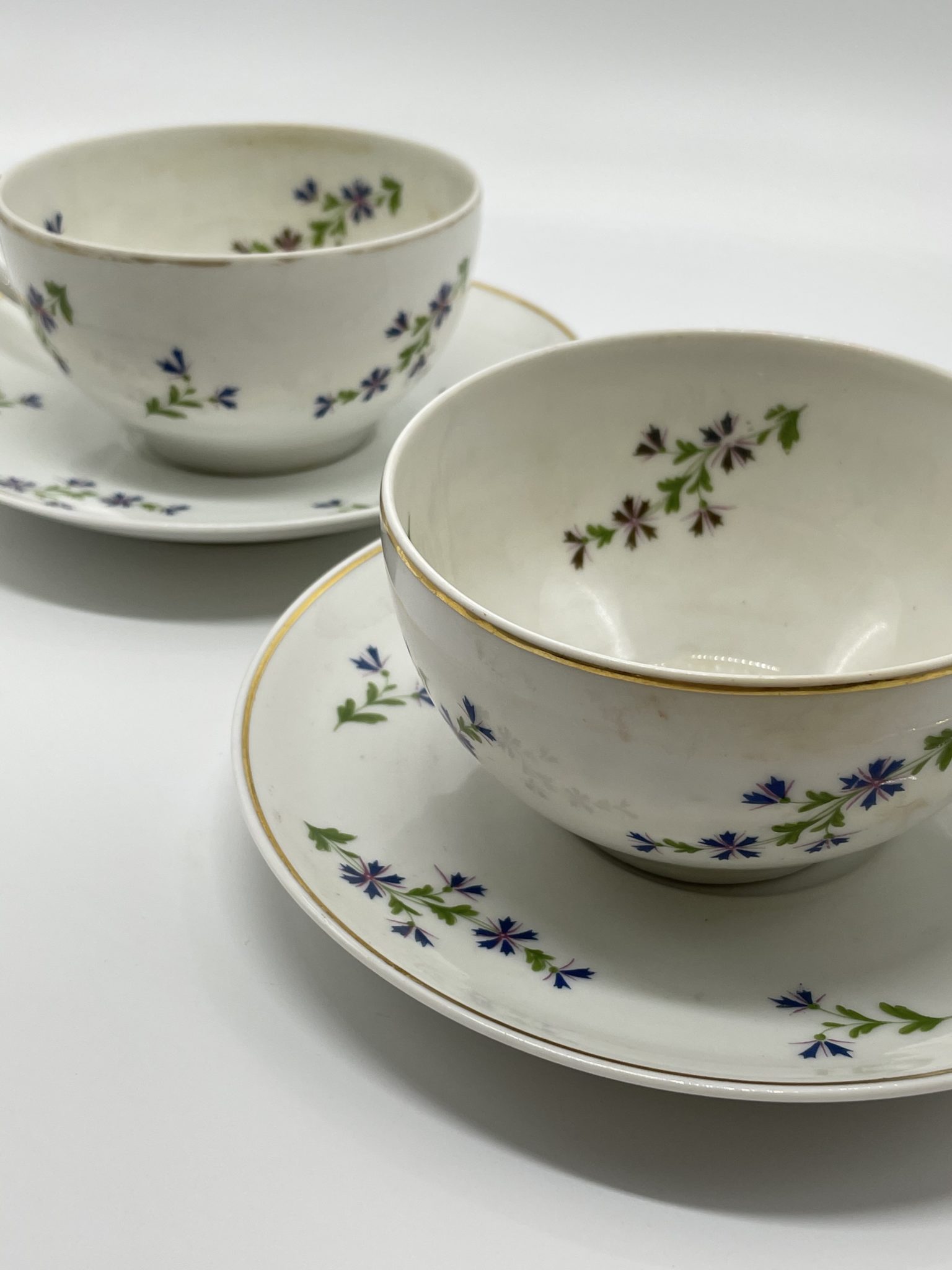 Tasses Et Soucoupes Maxim's – Service Pour 4 – Céramique Vintage