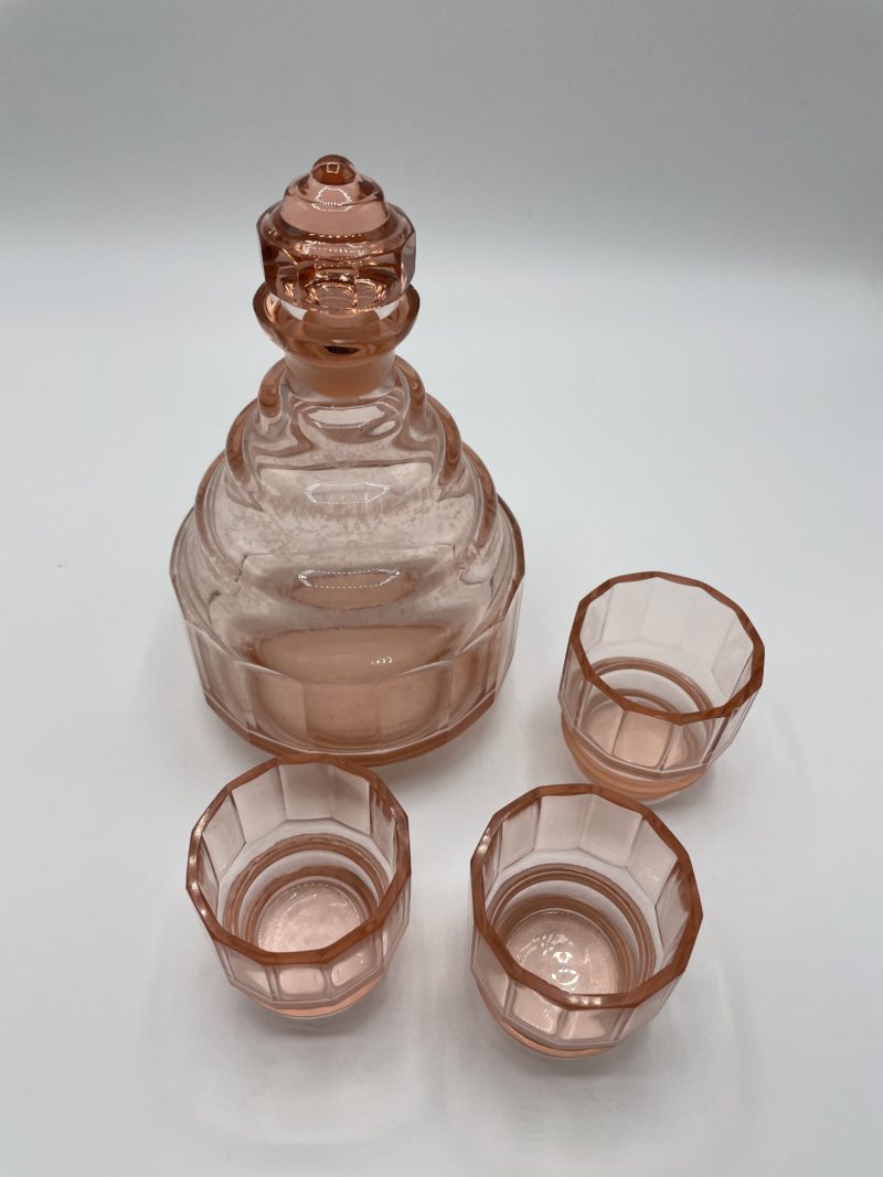 Service à alcool rose rosaline – Image 6