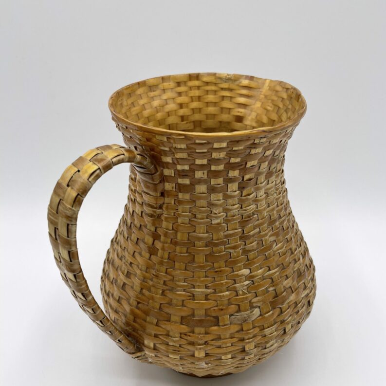 carafe osier vintage retro