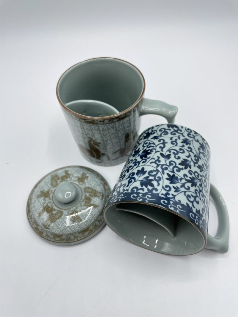 Duo de tasses à thé en porcelaine japonaise – Image 3