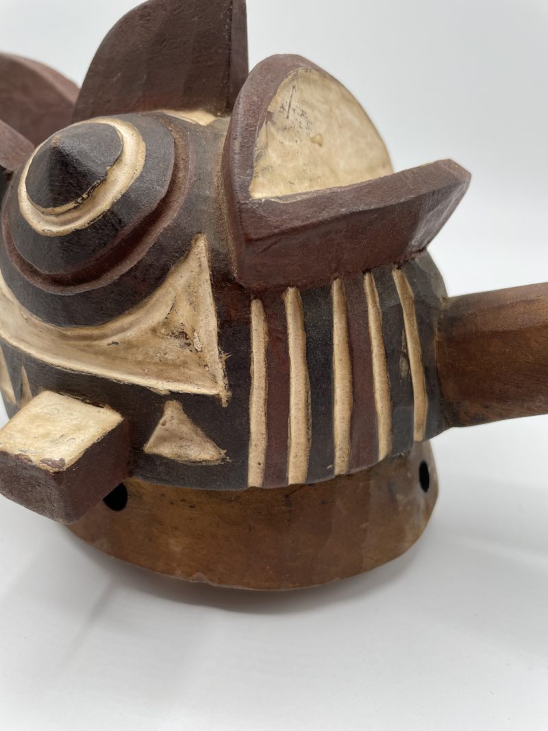 Masque africain à tête de hibou – Image 4