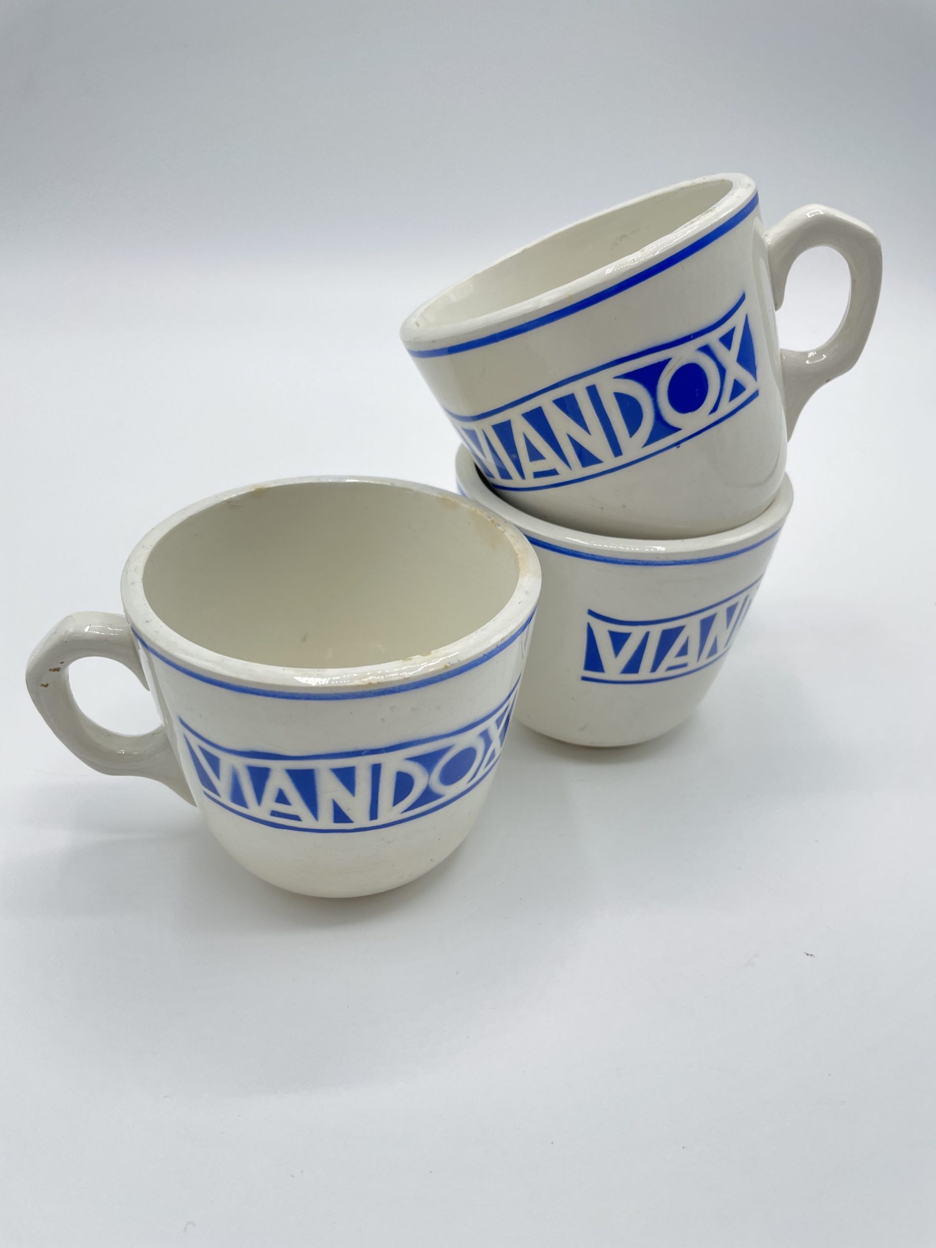 Lot de 3 tasses VIANDOX - Ressourcerie Histoires Sans Fin