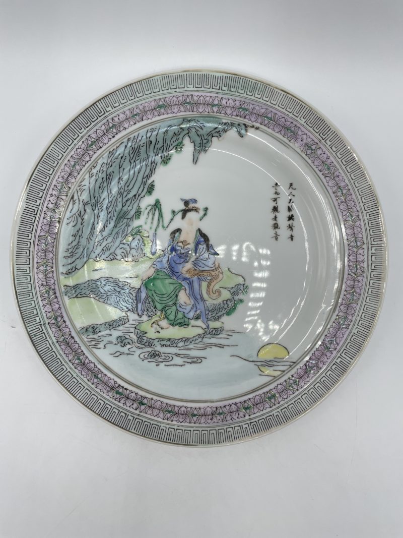 assiette chine vintage porcelaine