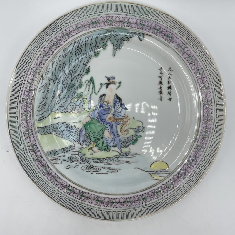 assiette chine vintage porcelaine