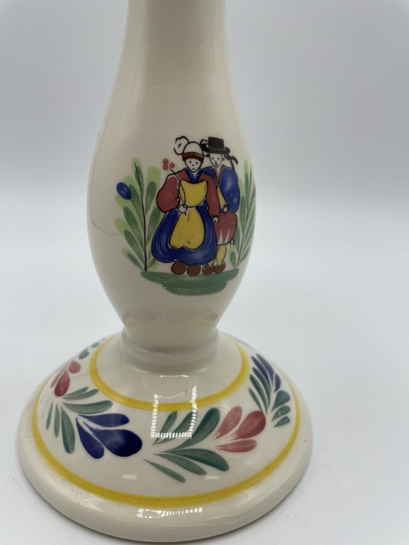 Bougeoir vintage en faïence de Pornic – Image 3