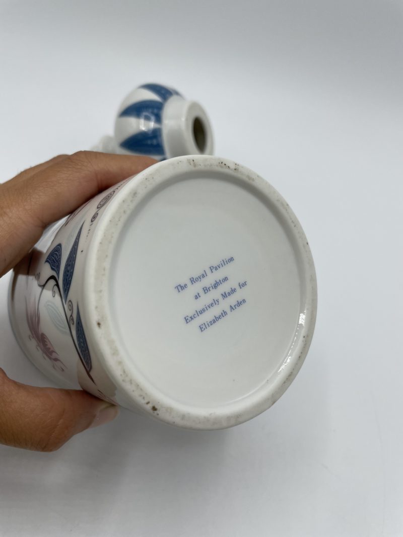 Pot vintage en porcelaine Royal Pavillon at Brighton made for Elizabeth Arden – Image 4