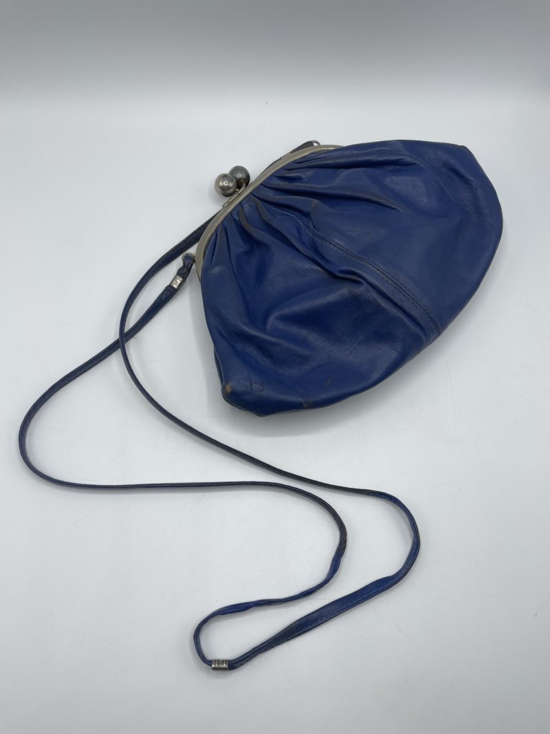 sac vintage bleu