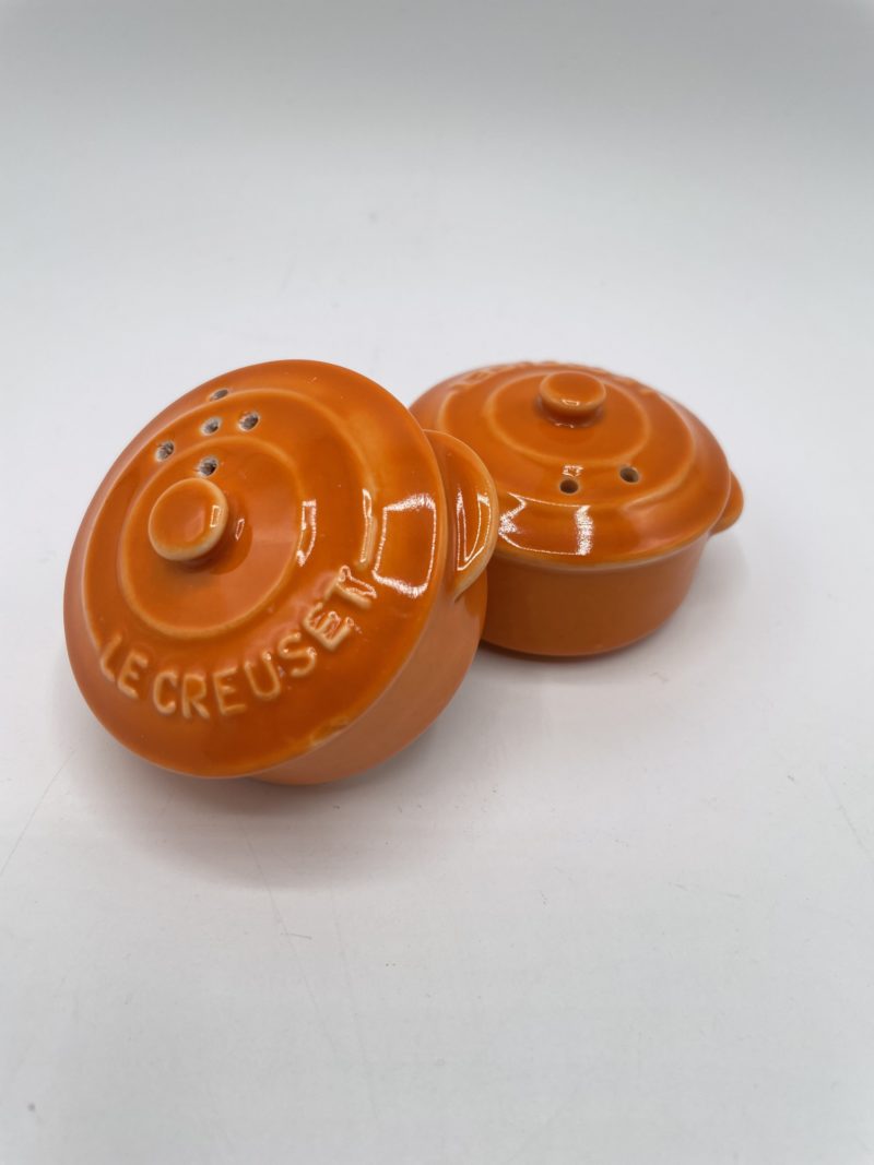 saliere poivriere le creuset orange cocotte