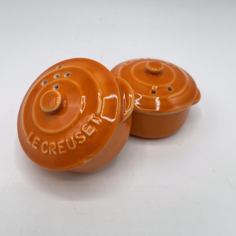 saliere poivriere le creuset orange cocotte