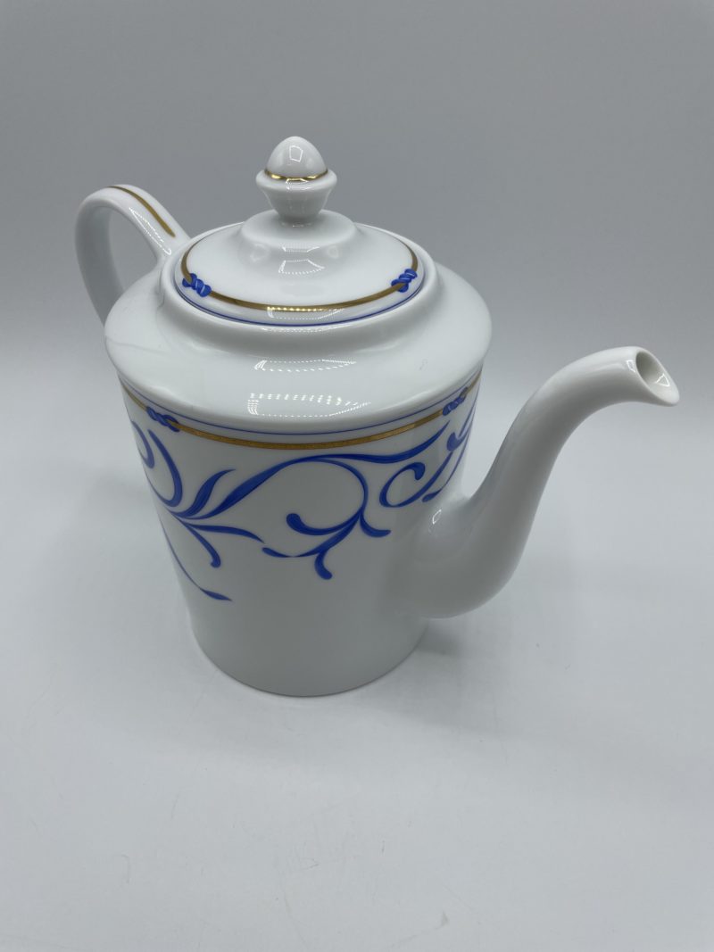 Service café et thé complet en porcelaine de Limoges Rémy Delinières 50 pièces – Image 2