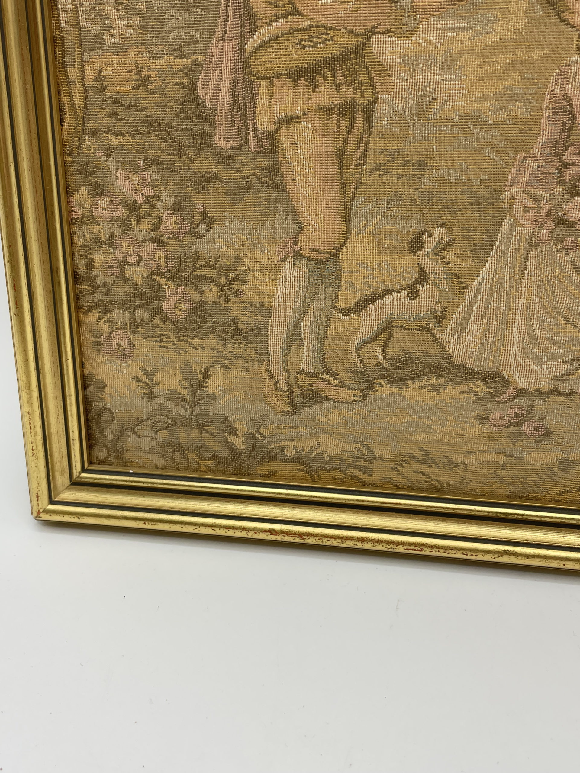 Trio de tapisserie ancienne encadrée vintage - Ressourcerie Histoires Sans  Fin