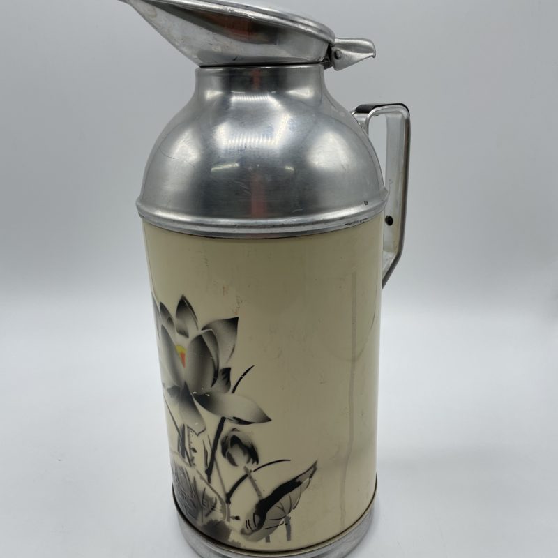 thermos vintage beige lotus