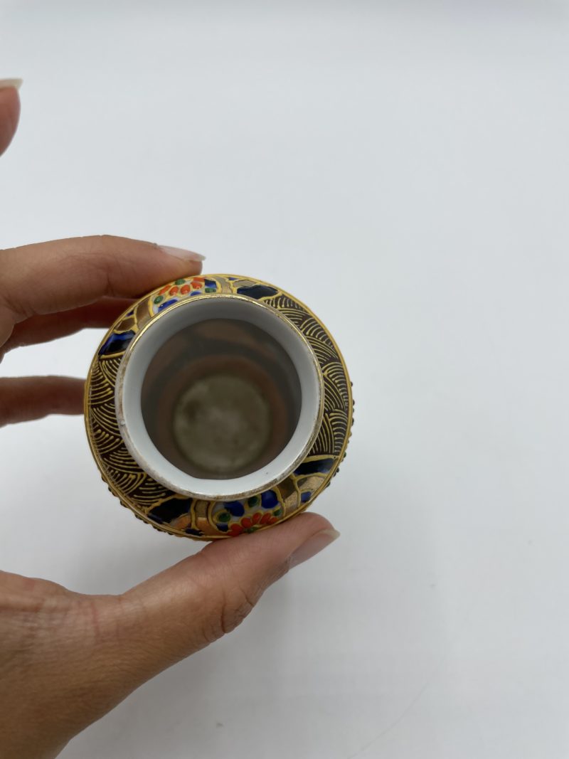 Petit vase porcelaine style "Satsuma" – Image 4