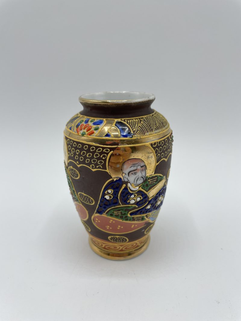 Petit vase porcelaine style "Satsuma" – Image 3