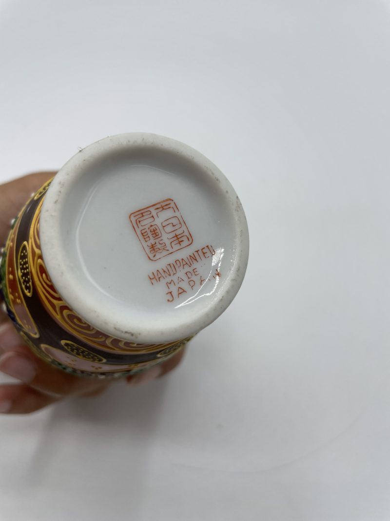 Petit vase porcelaine style "Satsuma" – Image 2