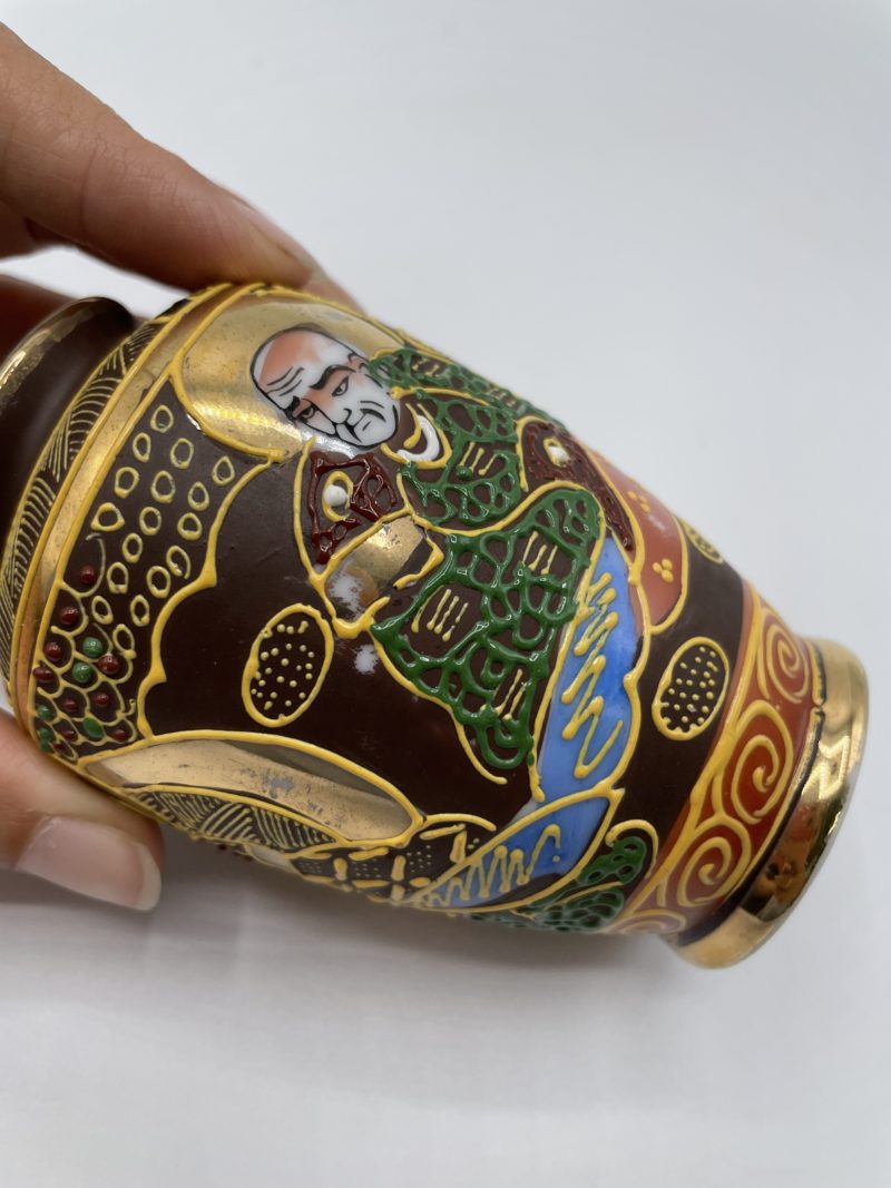Petit vase porcelaine style "Satsuma" – Image 6