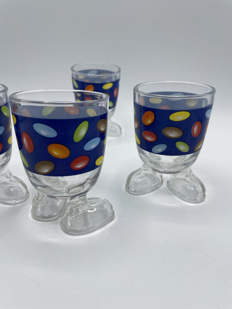 Lot de 4 verres à pied Smarties – Image 4