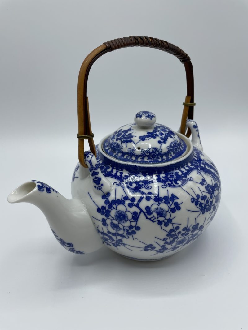 Service à thé porcelaine japonaise bleu – Image 7