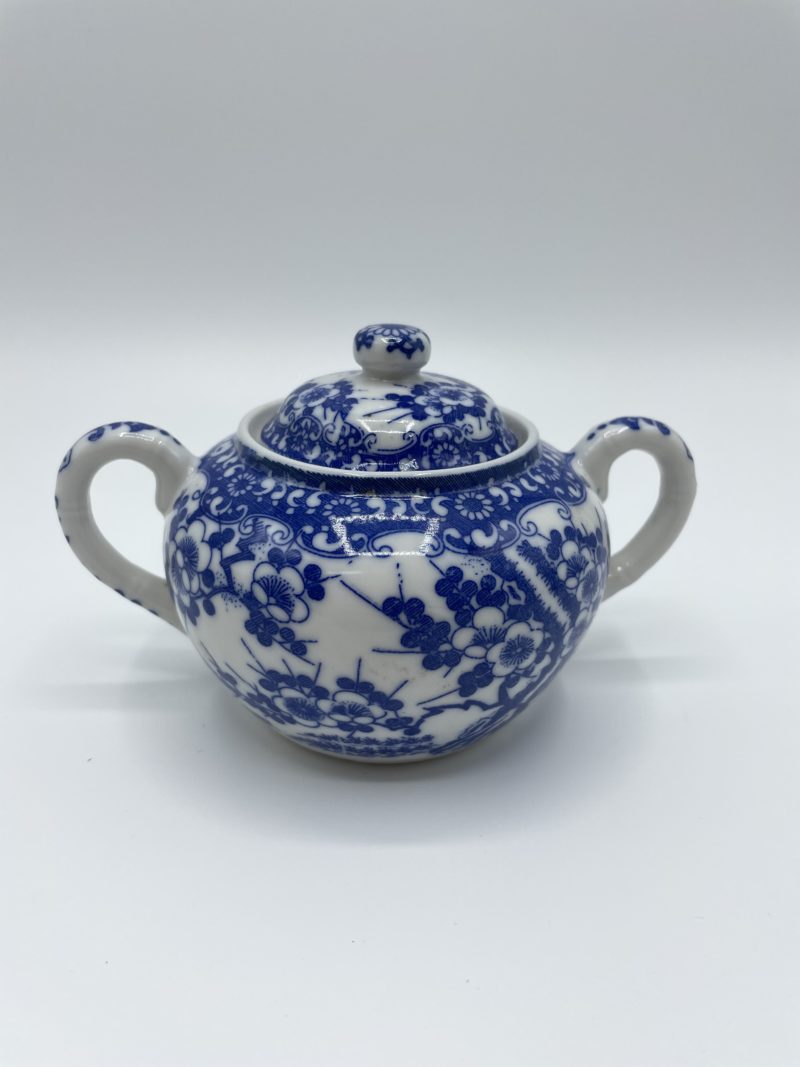 Service à thé porcelaine japonaise bleu – Image 5