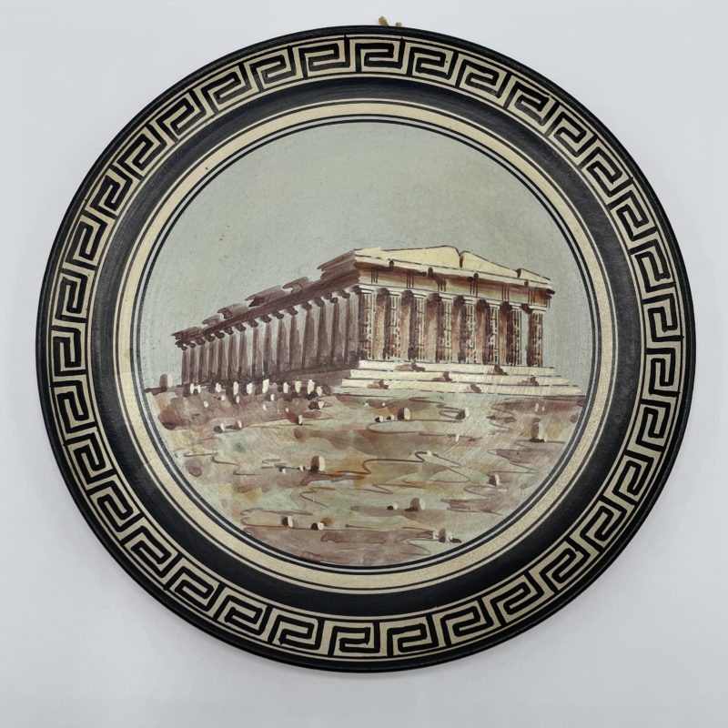 assiette decorative athene grece