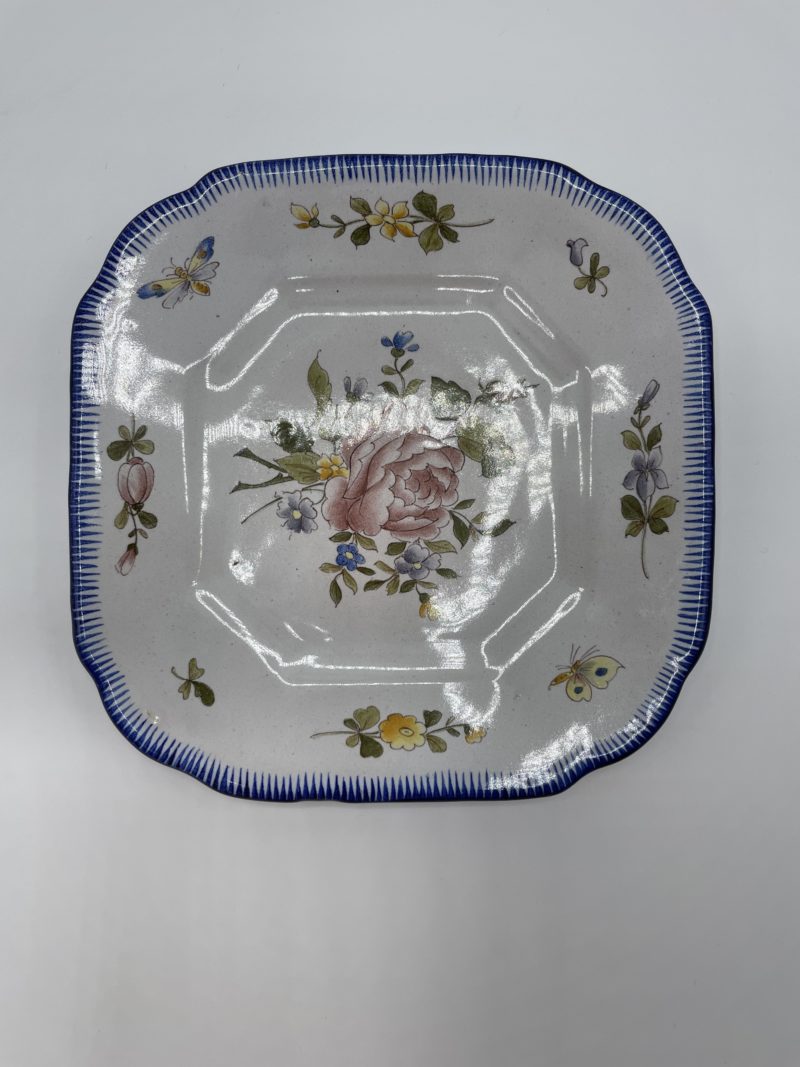 assiette faience charolles carre