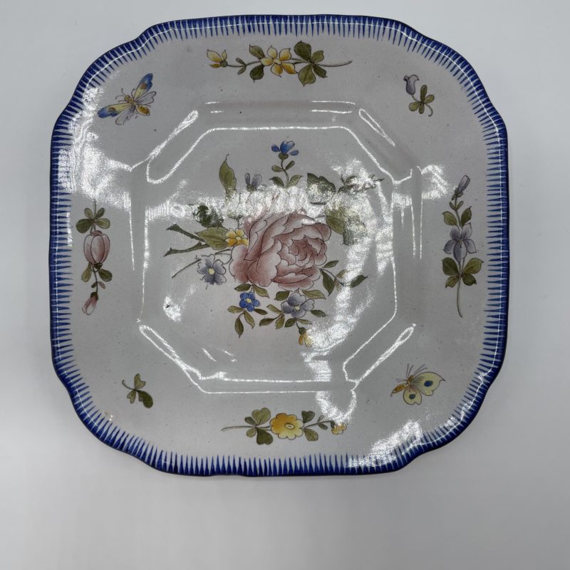 assiette faience charolles carre