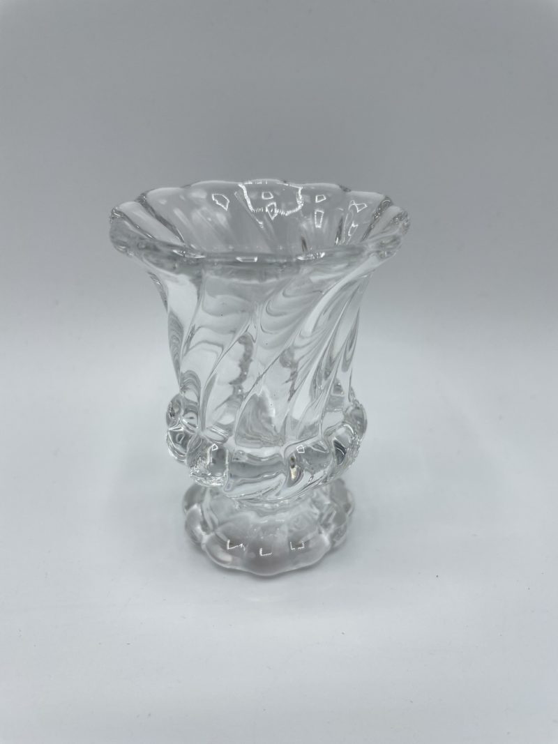 bibelot cristal baccarat vintage bougeoir soliflore vase verre