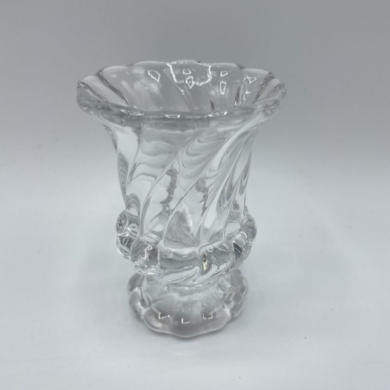 bibelot cristal baccarat vintage bougeoir soliflore vase verre