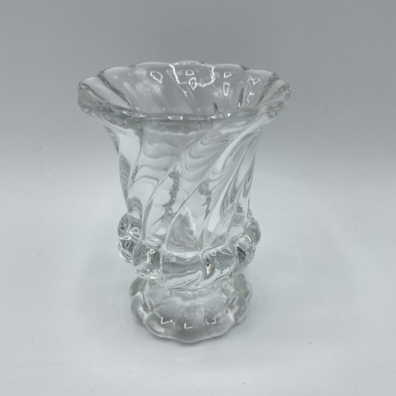 bibelot cristal baccarat vintage bougeoir soliflore vase verre