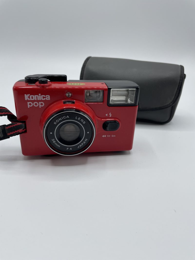 Boîtier photo KONICA POP avec étui de transport – Image 2