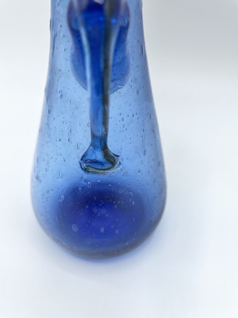 Petite carafe en verre bleue – Image 3