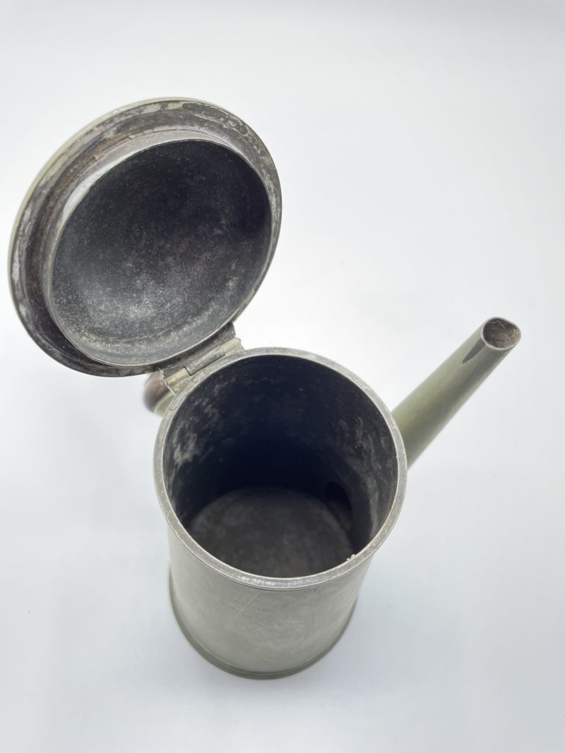 Chocolatière vintage en métal GOMBAULT – Image 2
