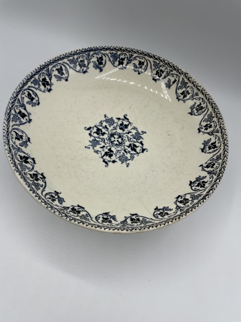 Compotier ou Serviteur à pied Brienne Terre de fer vintage – Image 4