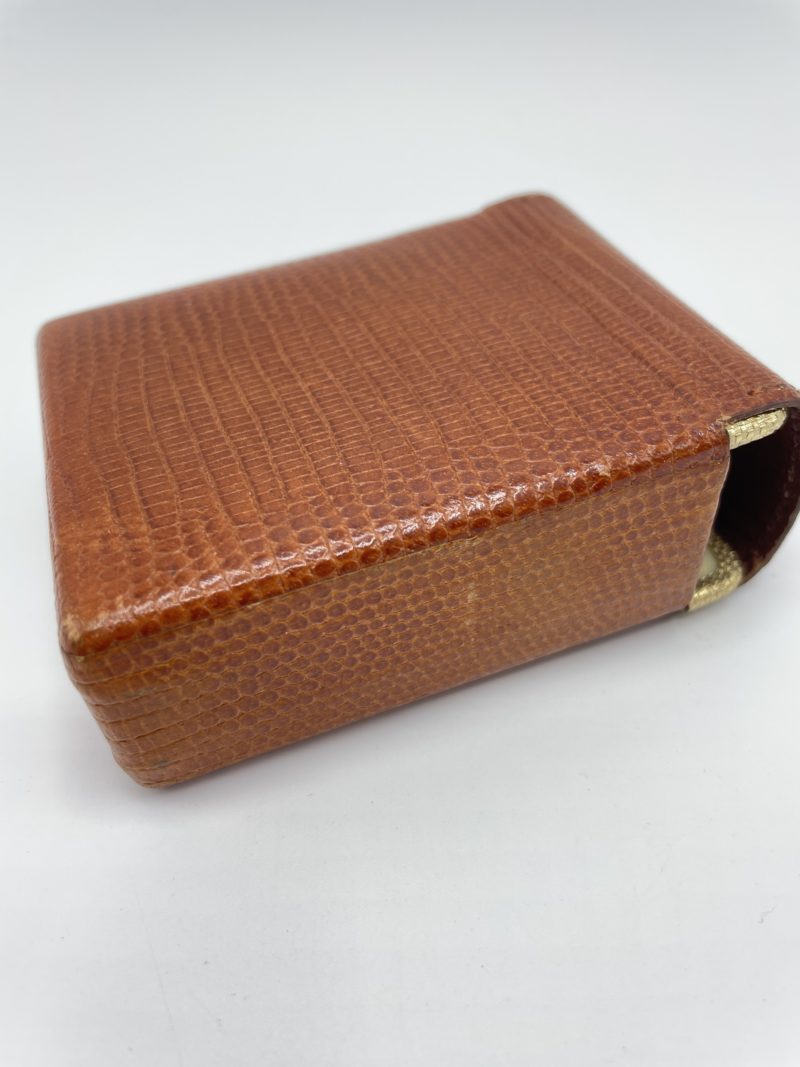 Etui à cigarettes vintage en cuir TREMBLAY – Image 4
