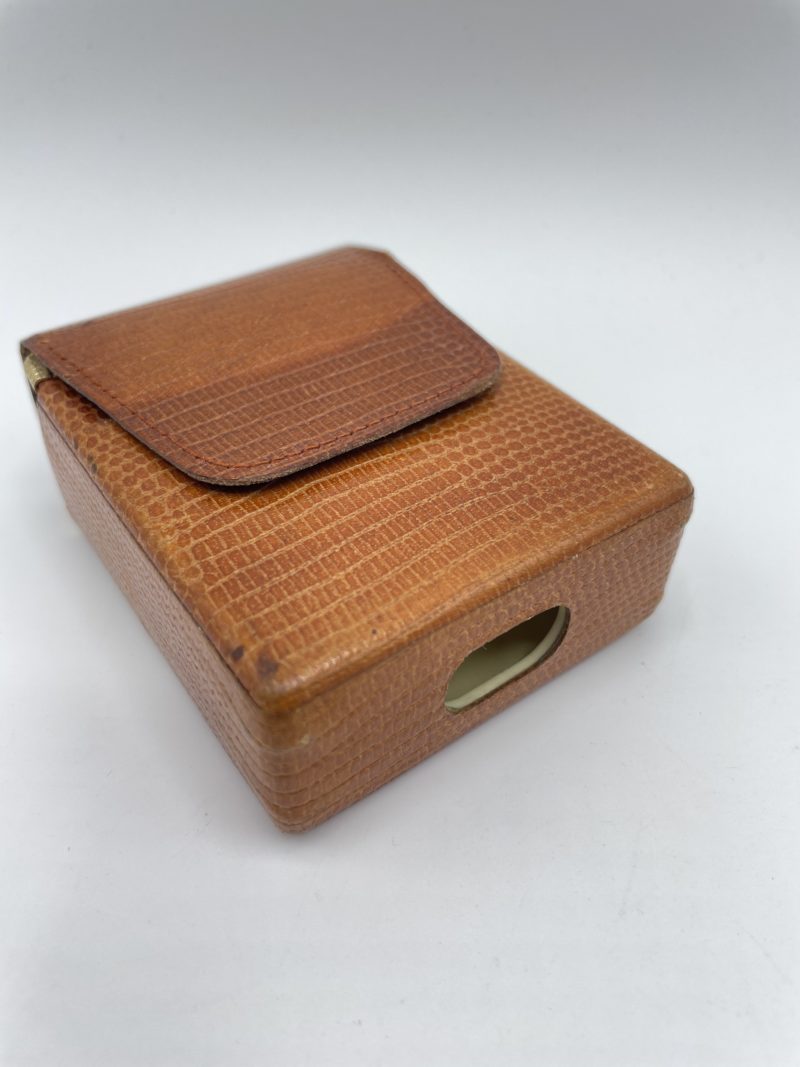 Etui à cigarettes vintage en cuir TREMBLAY – Image 3