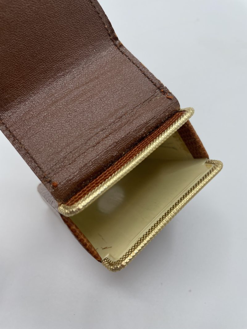 Etui à cigarettes vintage en cuir TREMBLAY – Image 2