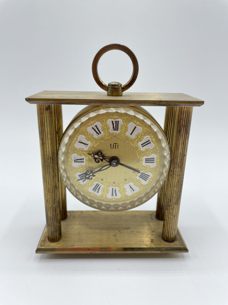 horloge ancienne pendule uti 1960 colonnes