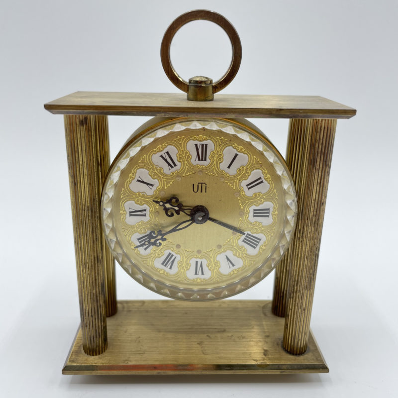 horloge ancienne pendule uti 1960 colonnes