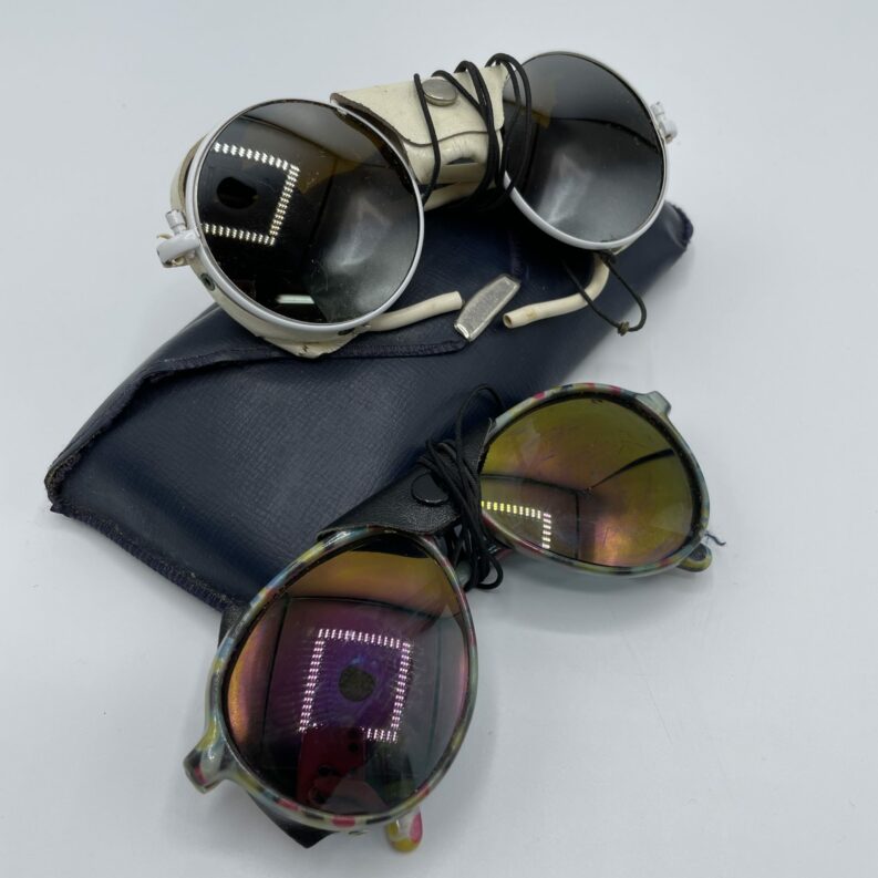 lunettes soleil vintage ski neige montagne cebe