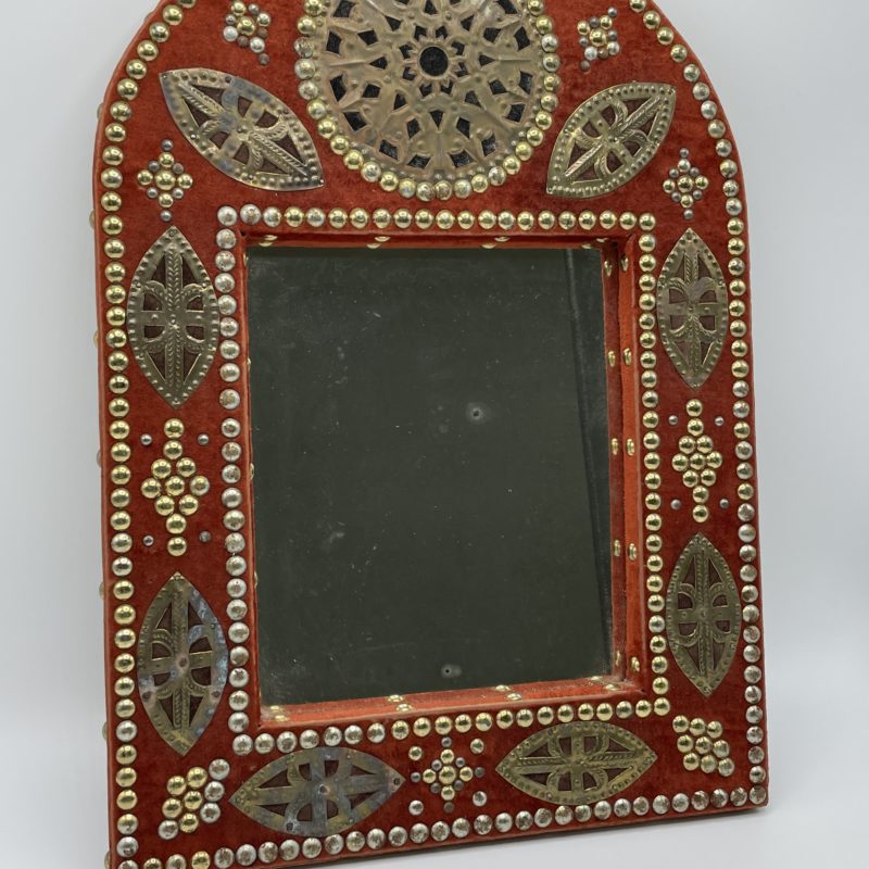 miroir marocain arche rouge