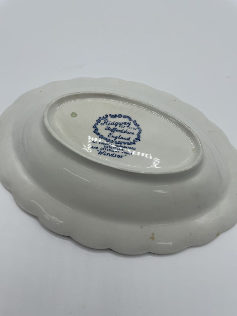 Petit plat ovale vintage Ridgway Staffordshire – Image 3